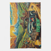 Folk Art Road Trip Theedoek (Verticaal)