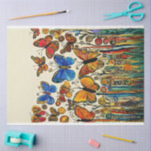 Folk Art stijl schilderij vlinders decoupage Tissuepapier (Craft)