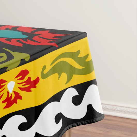 Folk art, suzani tafelkleed (Voorbeeld)