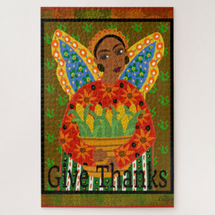 Folk Art Thanksgiving 1014 stuk Puzzel