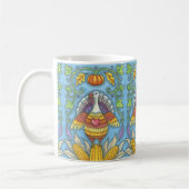 FOLK ART TURQUIE & CORN THANKSGIVING MUG Holiday (Gauche)