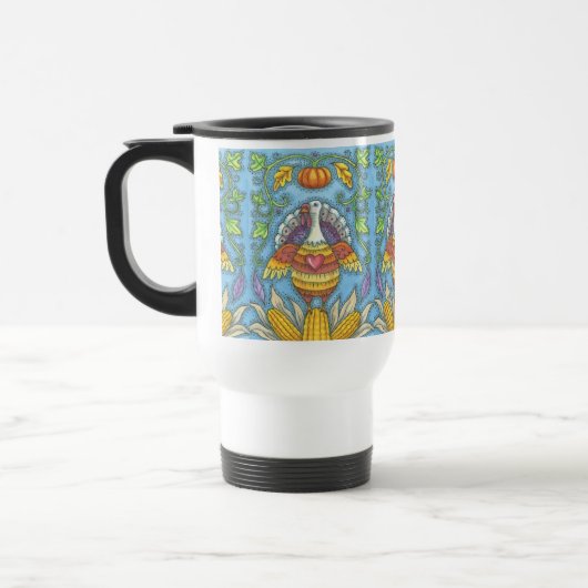 FOLK ART TURQUIE, MERCI COMMUTER TRAVEL MUG (Gauche)