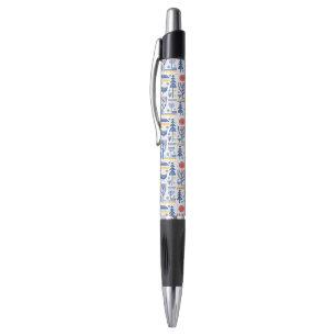 Folk Art Winter Bird Pattern Pen