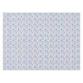 Folk Art Winter Bird Pattern Tafelkleed (Voorkant (Horizontaal))