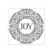 Folk Art Wreath | Vrijdag Rubberstempel (Afrduk)