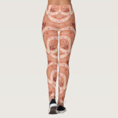 Folk Bloemenslang: symmetrisch Leggings (Achterkant)