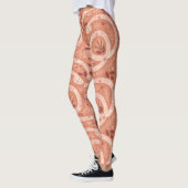 Folk Bloemenslang: symmetrisch Leggings (Links)