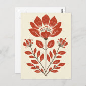 Folk Bloom No.262 Briefkaart (Voorkant / Achterkant)