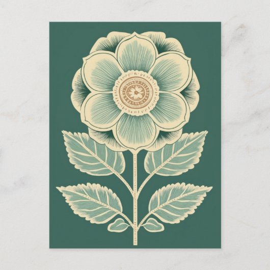 Folk Bloom No.268 Briefkaart (Voorkant)