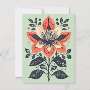 Folk Bloom No.271 Briefkaart