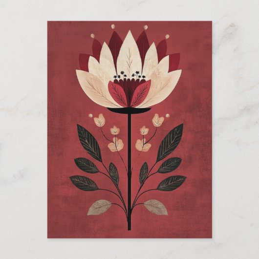 Folk Bloom No.272 Briefkaart (Voorkant)