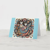 Folk Cats Bedankkaart (Voorkant)