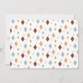 Folk Fall Leaves Friendsgiving Potluck Invitation Kaart (Achterkant)