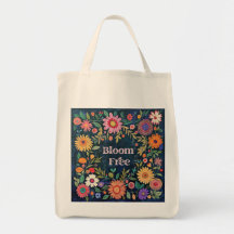Folk Floral Extra Grand Sac fourre-tout