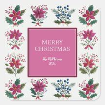 Folk Florals Christmas