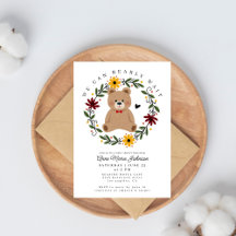 Folk Flowers Teddybeer wacht nauwelijks op Baby sh