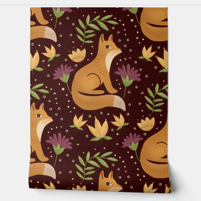 Folk Foxes Behang (Afrollen)