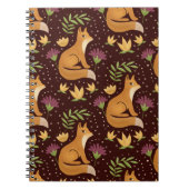 Folk Foxes Spiral Notebook Notitieboek (Voorkant)