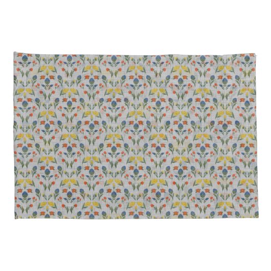 Folk Garden Dreams Flat Sheet Kussensloop (Achterkant-Rechts)