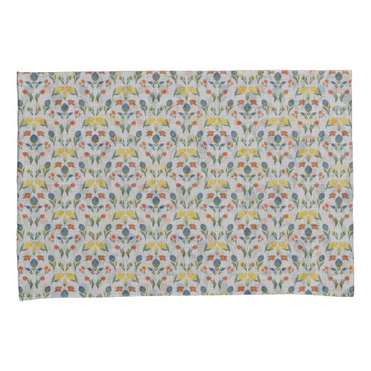 Folk Garden Dreams Flat Sheet Kussensloop (Voorkant-Rechts)