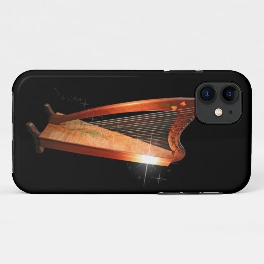 Folk Harp iPhone Case (Achterkant (horizontaal))
