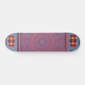 Folk Heart Pattern Skateboard (Horizontaal)