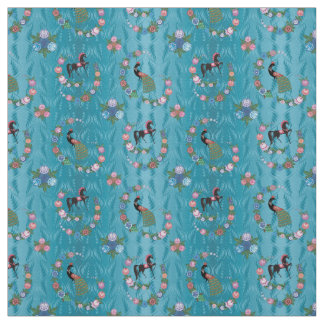 Folk Hungarian Pattern Fabric Stof