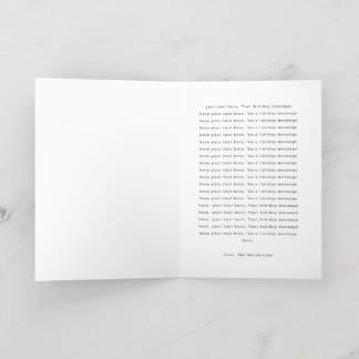 Folk Lijst Folie Feestdagenkaart