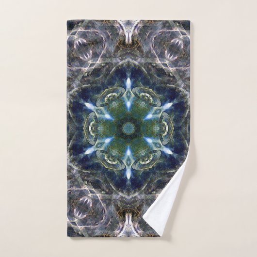 Folk Mandala Bath Towel Set Handdoek (Handdoek)