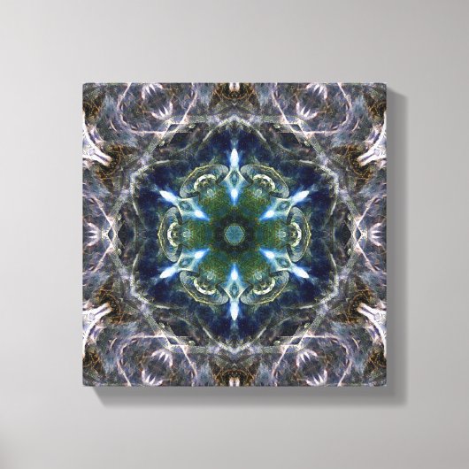 Folk Mandala Canvas Afdrukken (Voorkant)