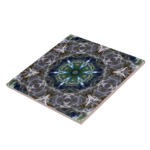 Folk Mandala Ceramic Tegel Tegeltje