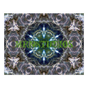 Folk Mandala Foto afdrukken Foto Afdruk