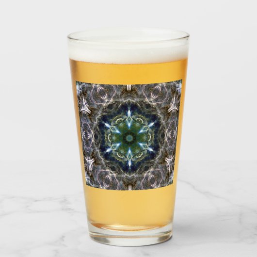 Folk Mandala Glas (Voorkant gevuld)