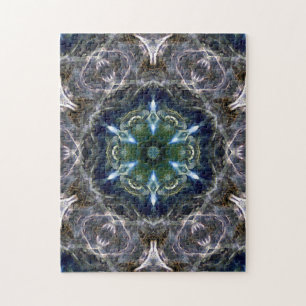 Folk Mandala Jigzaag Puzzle Legpuzzel