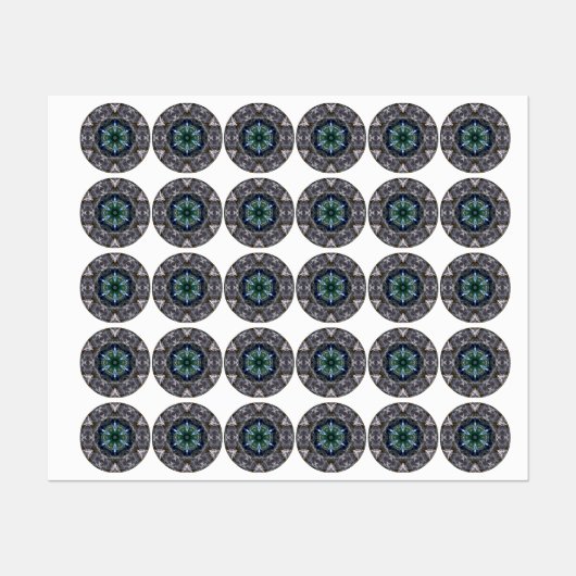 Folk Mandala Labels (Vel)