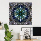 Folk Mandala Poster (Thuiskantoor)