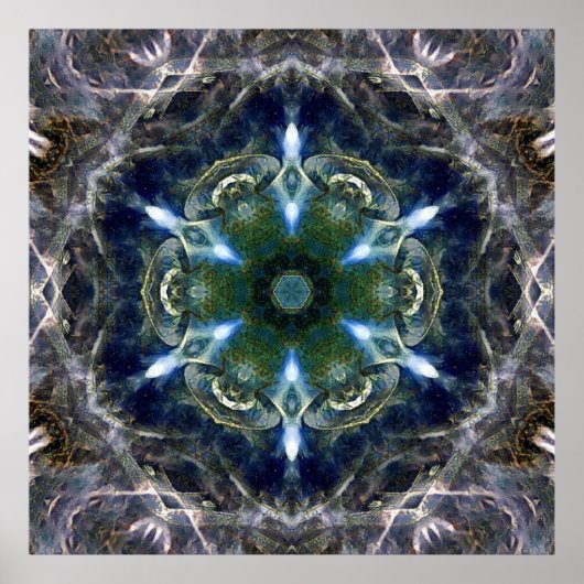 Folk Mandala Poster (Voorkant)