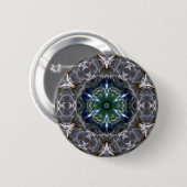 Folk Mandala Ronde Button 5,7 Cm (Voorkant /achterkant)