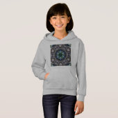 Folk Mandala Sweat - shirt à capuche (Devant entier)