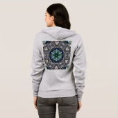 Folk Mandala Sweat - shirt à capuche (Dos entier)