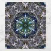 Folk Mandala Wijn Etiket (Enkel label)