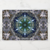 Folk Mandala Wine Label Voedselcontainer Etiket (Enkel label)