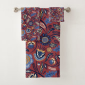 Folk moderne aux tons marron et bleu  (En situation)