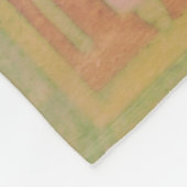 Folk Natitivity Scene "Feliz Navidad" Fleece Deken (Hoek)