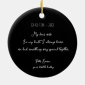 Folk portuguese bloeiend hart keramisch ornament (Achterkant)