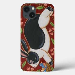 Folk Rabbit iPhone 13 Hoesje