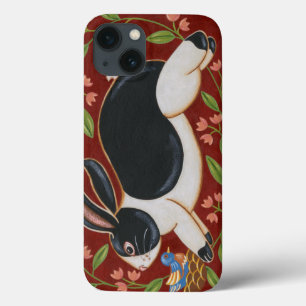 Folk Rabbit iPhone 13 Hoesje