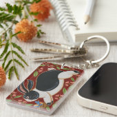 Folk Rabbit Sleutelhanger (Voorkant Rechts)