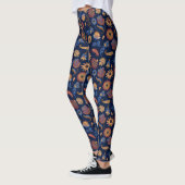 Folk Rustic Floral Leggings (Links)