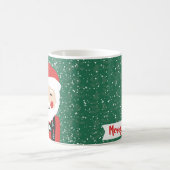 Folk Santa Claus Snowy Merry kerstkoffie Mok (Center)